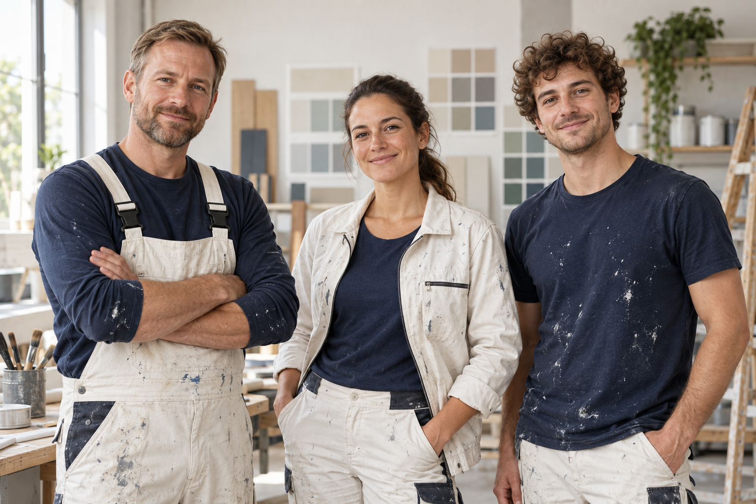 KI-generiertes Platzhalterfoto des fiktiven Teams